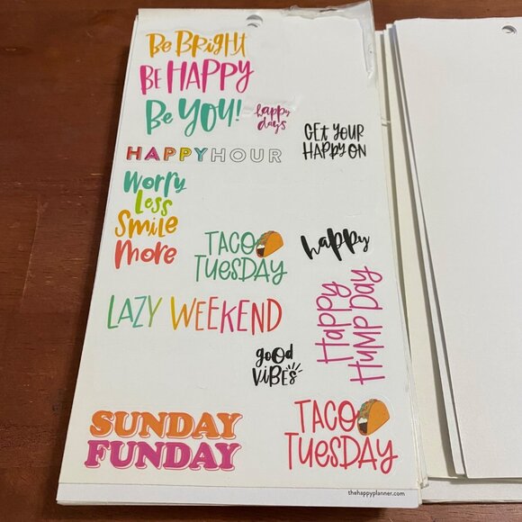 The Happy Planner Loose Partial Sticker Pages 120 Count - Picture 4 of 12